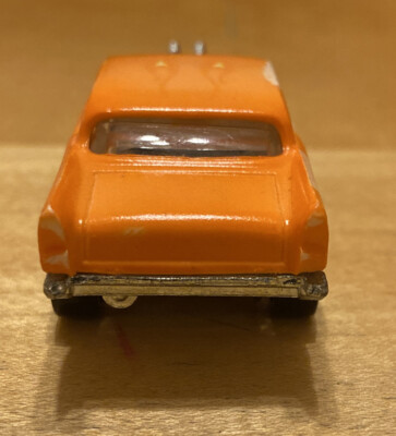 Vintage Rare Mattel 1976 Hot Wheels 1957 Chevy Fire Orange Flames