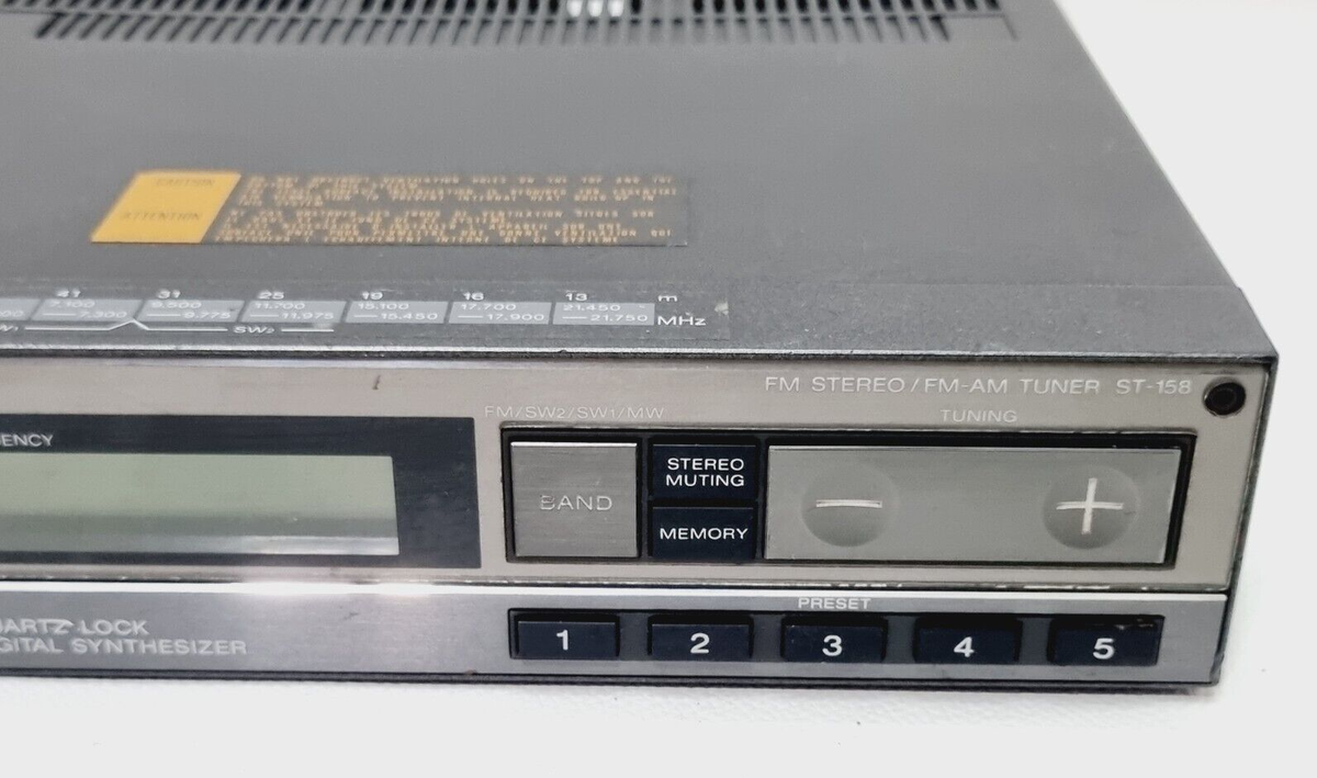 Vintage Sony FM/AM Stereo Tuner ST-158 - For Repair | eBay