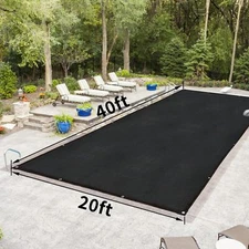 Pool Leaf Net Cover Screen Mesh 20x40ft Leaf Catcher In-Ground Swimming Pool