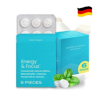 Neuro Energy Mints  Sugar Free with L-theanine Natural Vitamin B12 - 2025 NEW