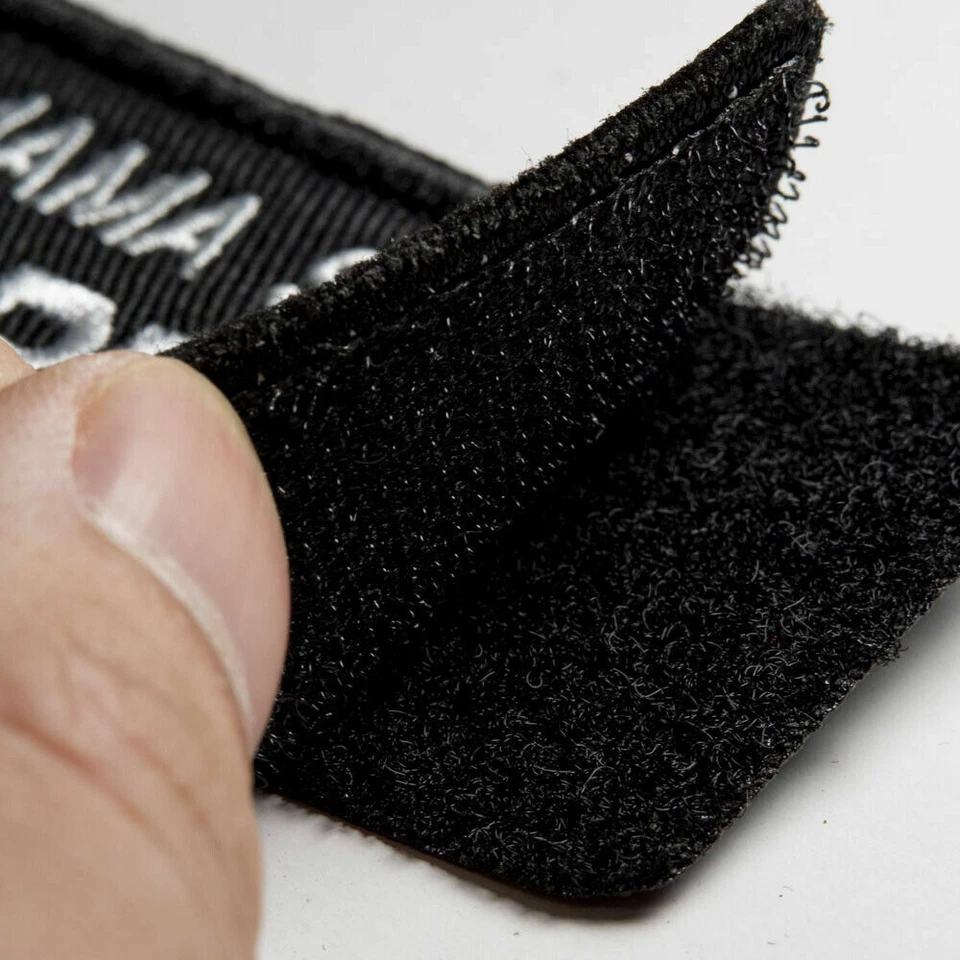 Funny Biker Saying Hook & Loop Embroidered Patch Badge Fabric Craft Sticker Bag - image 2 of 4