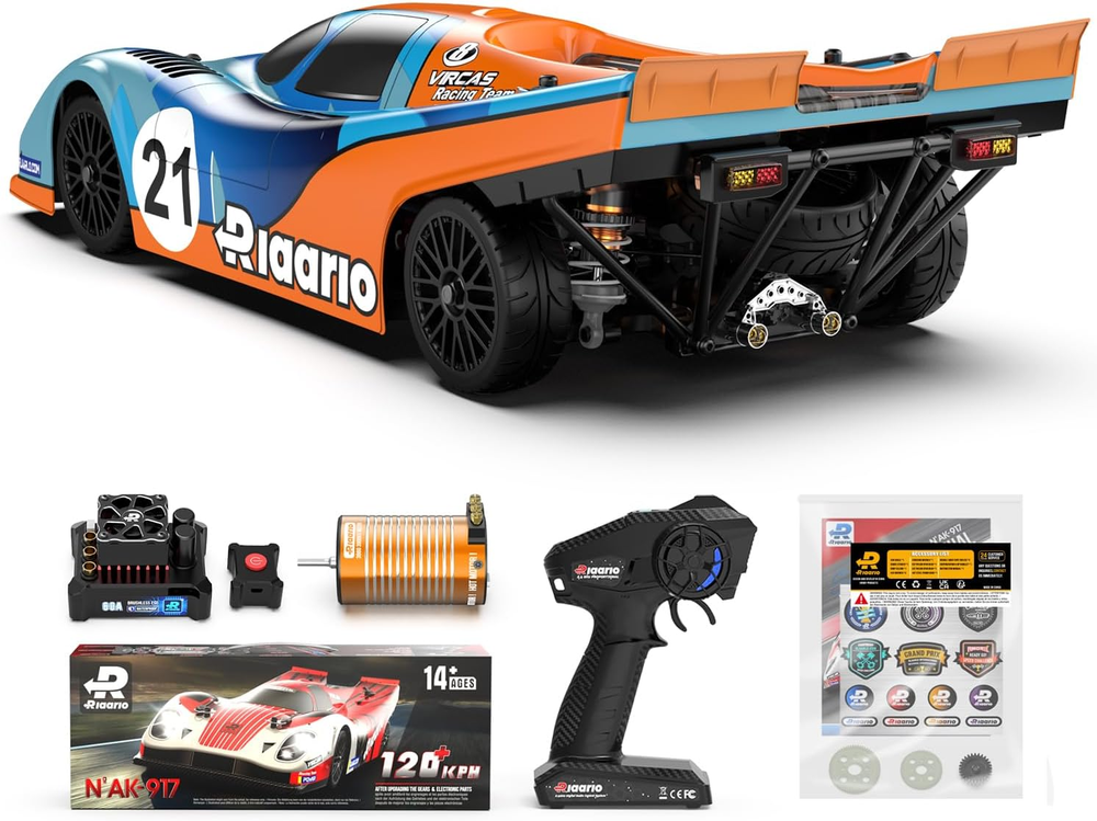 1:10 Brushless RC Cars for Adults, Fast 75MPH RTR On-Road Race Car, 4X4 Hobby RC
