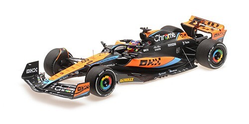 Miniature McLaren MCL60 Oscar Piastri GP Australie 2023 Formule 1 Minichamps 1/18 en métal