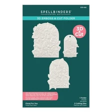 Spellbinders 3D Emboss & Cut Folder From 3D Botanicals Floral For You