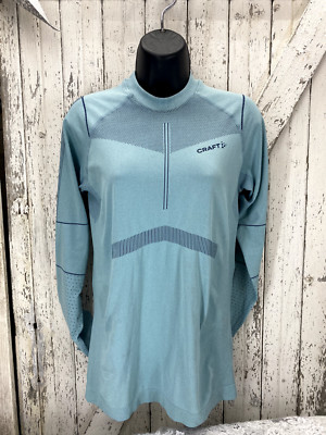 Craft Women's Active Intensity Long Sleeve Crew Neck Top Size L Blue