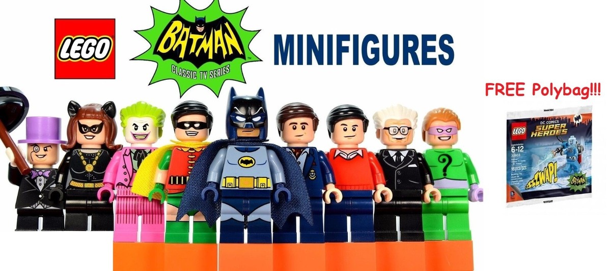 Lego DC 76052 Batman Classic TV Series 9x Minifigures FREE 30603