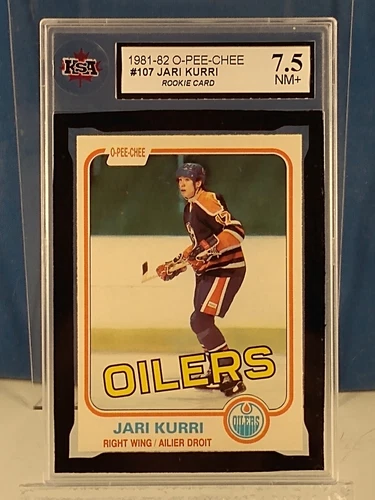 1981-82 O-Pee-Chee #107 Jari Kurri Rookie KSA 7.5 NM+