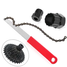 Bike Freewheel Chain Whip Sprocket Lockring Remover Tool Repair Kit wrench 