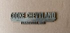 Cooke Chevyland Evansville Indiana IN Dealership Metal Emblem Badge — photo 1