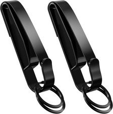 2PCS Duty Belt Key Holder Quick Release Clip with Keyrings for Police  Workers