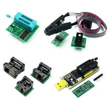 Usb Ch341a Bios Eeprom Programmer + Soic8 Clip + Soic8 Adapter + 1.8v Adapter UK
