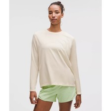 NWT Lululemon Swiftly Relaxed Long-Sleeve Shirt Updated Fit Red Clay Size 4