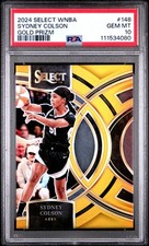 2024 Panini Select Wnba #148 Sydney Colson Gold /10 PSA 10