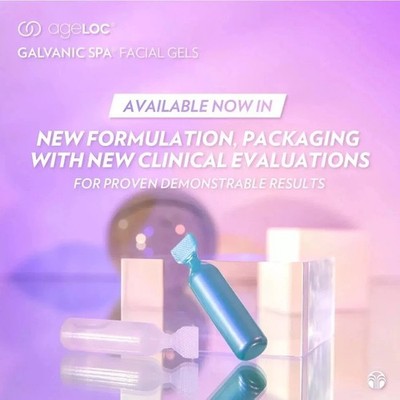 4 Pairs Nuskin Nu Skin ageLOC Galvanic Spa Facial Gels NEW without
