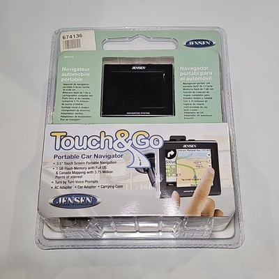 Jensen Touch & Go NVX225 GPS 3.5  Touch US & Canada Maps, Brand New!
