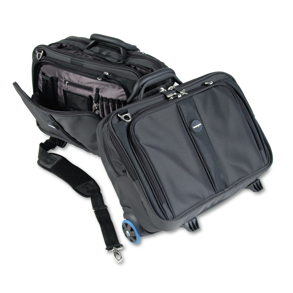 Kensington 62348 17.5 x 9.5 x 13 Contour Rolling Laptop Case - Black New