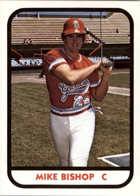 1981 Salt Lake City Gulls TCMA #14 Mike Bishop - BB