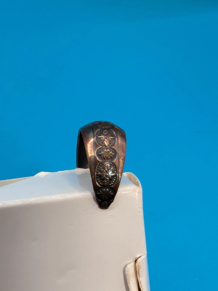 Cobre vintage indiano feito à mão? Brincos - Imagem 4 de 4