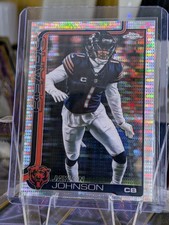 2025 Topps Chrome - Jaylon Johnson #57 Chicago Bears Pulsar Refractor