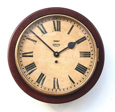 SMITHS Earlier 20th Century waiting room vintage Wall Clock Railway School