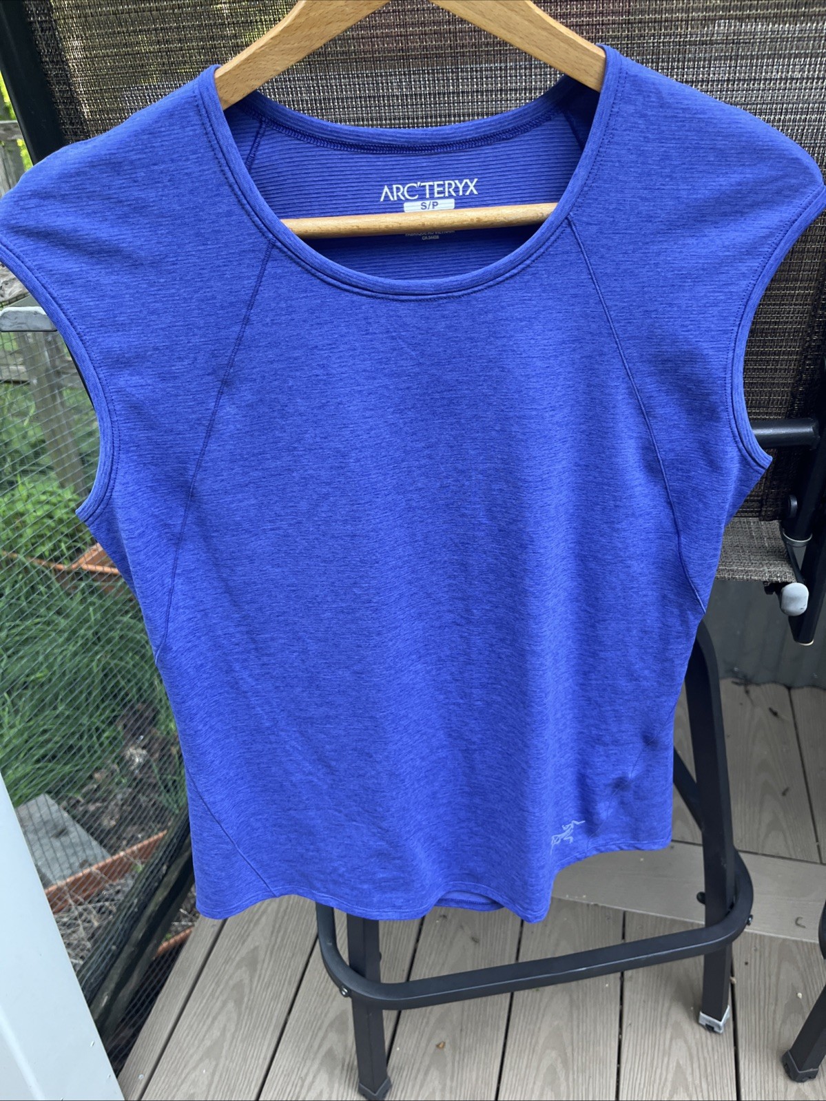 ARC'TERYX T shirt Arcteryx Kadem manica corta viola donna taglia small strato base escursionismo