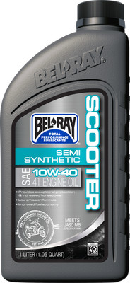 BEL-RAY Scooter Semi Synthetic Engine Oil 10W-40, 1 Liter
