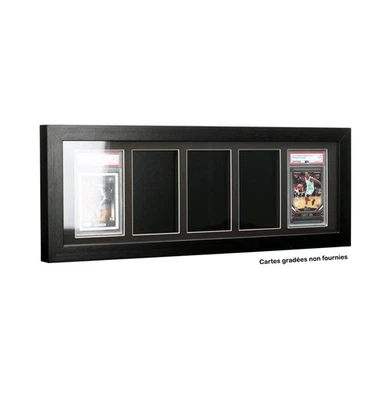 Cadre en bois Evoretro – 5 cartes gradées PSA - Photo 1/3