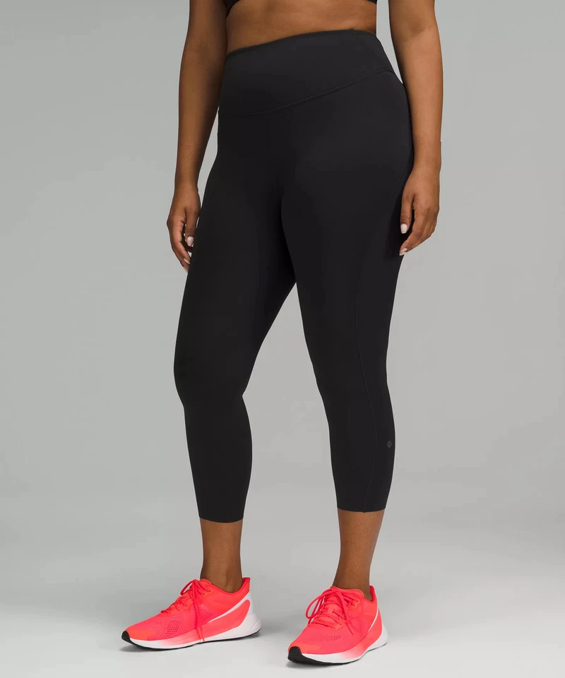 Corte de tiro alto Lululemon Base Pace 23" talla 2 negro