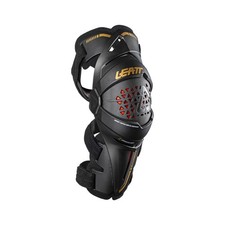 LEATT Z FRAME KNEE BRACES PAIR BLACK MOTOCROS...