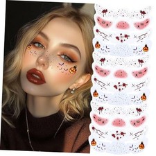 Glitter Freckles, 12 Pcs Sparkle Glitter Freckles Face Tattoos for Halloween