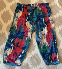 Jams World Large Floral Cropped Pants