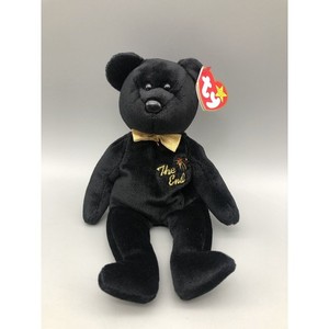 Ty Beanie Original Baby The End 1999 Y2k Millennium Teddy Black w/Tag
