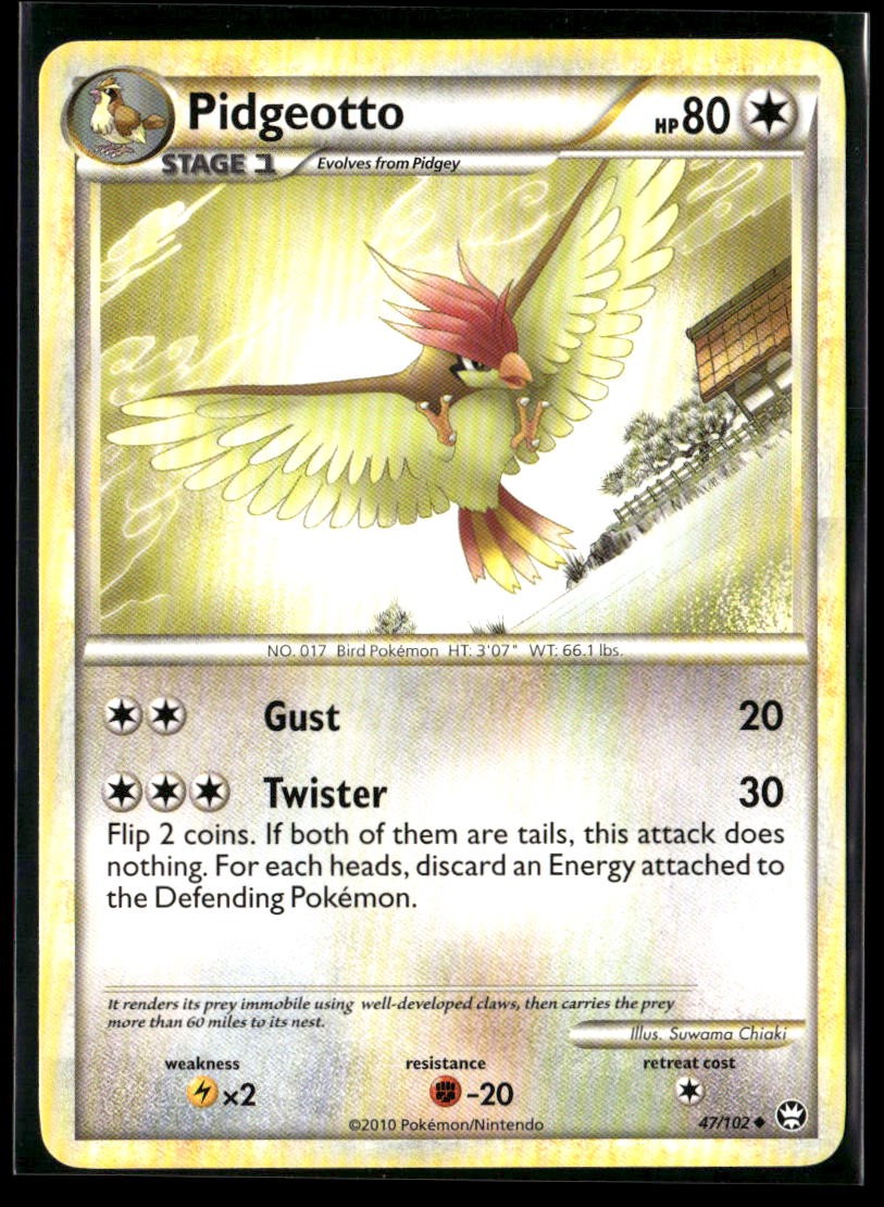 Pidgeotto 47/102 Triumphant LP POK-016-071