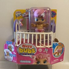 Little Live Bizzy Bubs Babies Bouncing Baby Girl Doll Gracie w/Crib 2016 Sealed