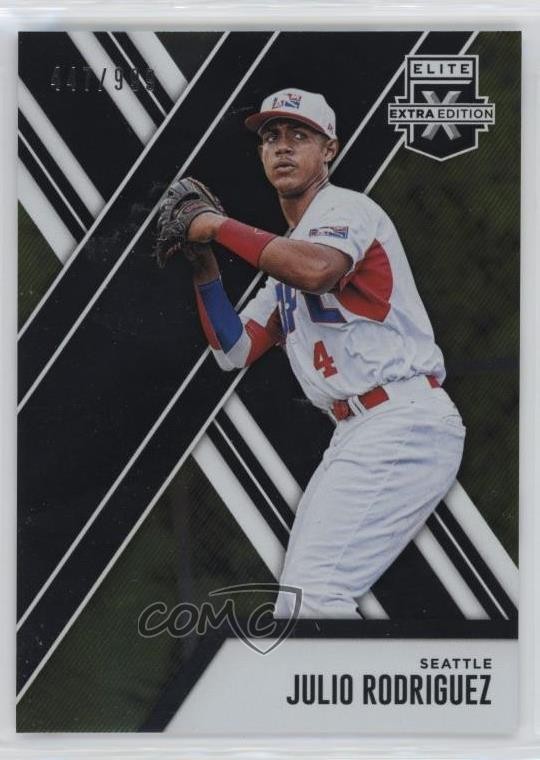 2017 Panini Elite Extra Edition 447/999 Julio Rodriguez #136 o7m