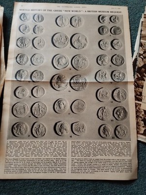 Sk235 Ephemera 1947 Picture D A H lloyd Bequest Greek Coins British Museum 