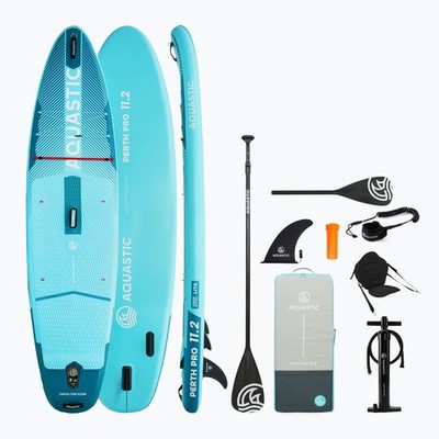 AQUASTIC SUP Brett Perth Pro 11'2'' Grün Stand Up Paddle Board Allround 340 cm