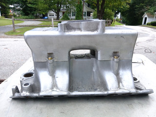 Offenhauser Tunnel Ram Intake Manifold Big Block Chevy OVAL Port 396 427 454 502