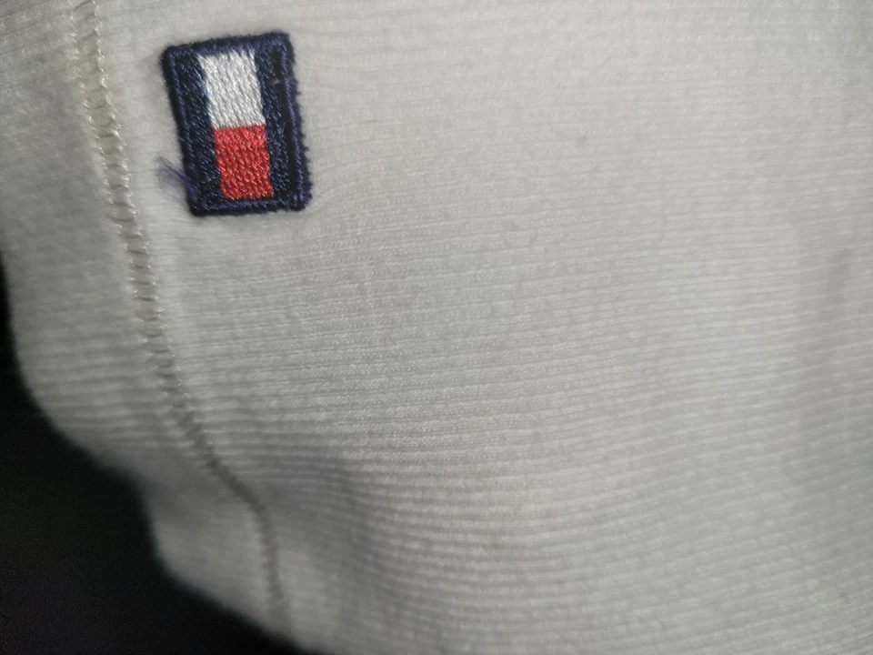 Suéter ligero Tommy Hilfiger grande manga larga cremallera frontal para mujer Foto 2 de 3