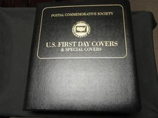 Postal Commemorative Society First Day of Issue Binder 1980-90s Covers   RRP  #3