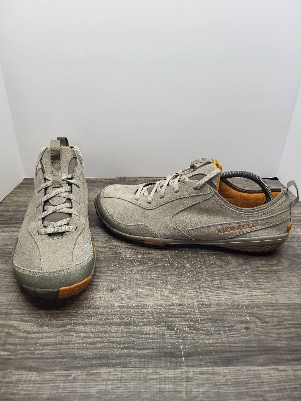 Merrell Edge Glove Aluminum Men’s Size 10 Suede Barefoot Hiking Sneakers
