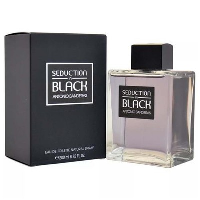 Seduction In Black by Antonio Banderas for Men 6.7 oz Eau De Toilette Spray NIB