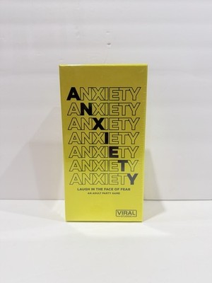 Anxiety Adult Party Game Viral Studios 500 Cards Sealed Ages 17+ 4+ Players NEW