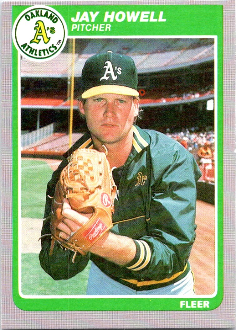 1985 Fleer Update - Jay Howell #U-57 - Near Mint or Better