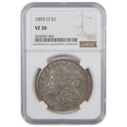 1893 O Morgan Dollar VF 30 NGC Silver $1 Coin SKU:I18271