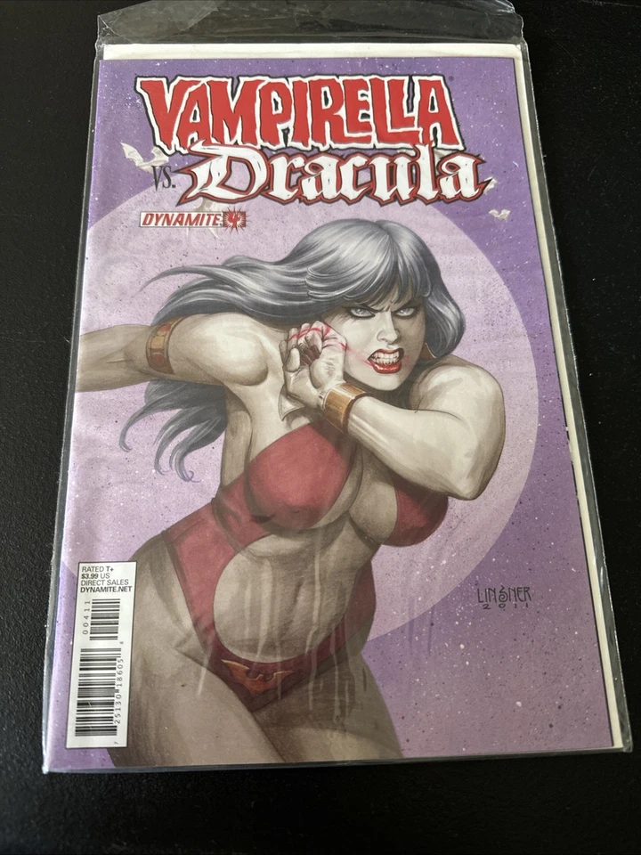 VAMPIRELLA THE DRACULA WAR #1 JUSKO COVER, ADAM HUGHES 2nd Print & 3 Dynamite 4 - Image 2 of 4