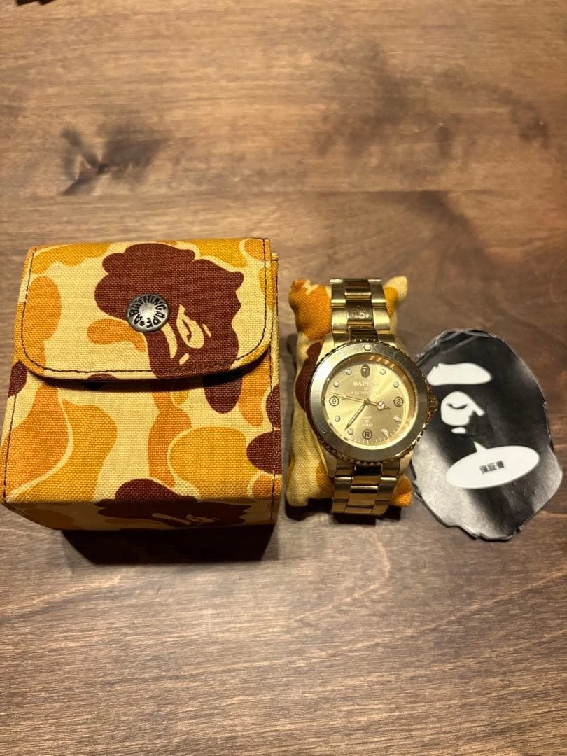 A Bathing Ape 金表带腕表| eBay
