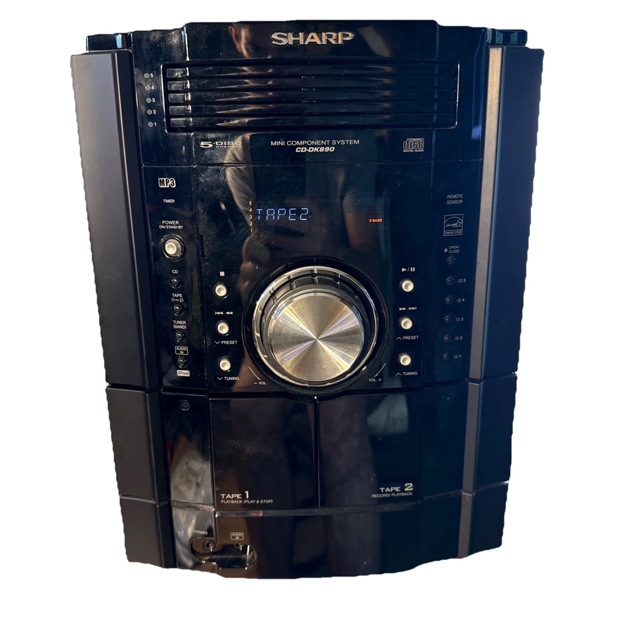 Sharp Home Audio CD Players & Recorders 5-9 CD Changer Capacity
