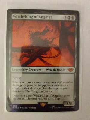 MTG Witch-king of Angmar (0114) Lord of the Rings Englisch Normal NM
