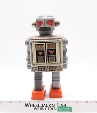 Battery Operated Space Fighter Robot WORKS 1960s Horikawa Japan Vintage Robot